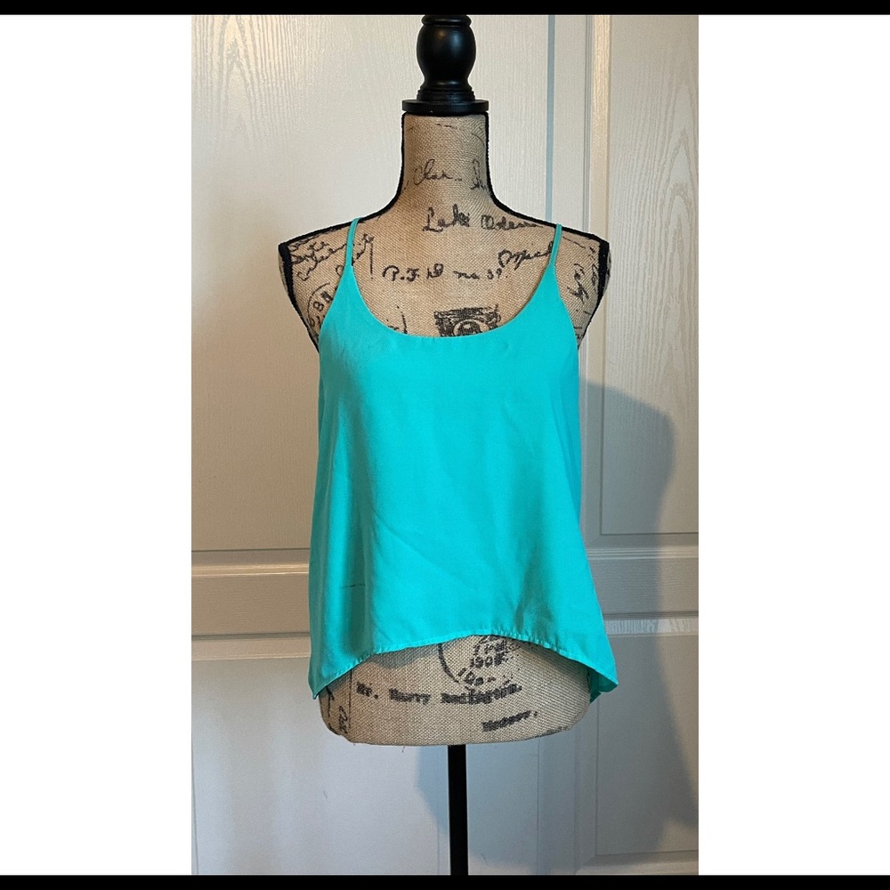 Teal blouse